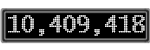 The GaugeControl contains 1 gauge with values: (10,409,007).