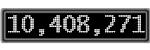 The GaugeControl contains 1 gauge with values: (10,408,032).