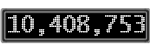 The GaugeControl contains 1 gauge with values: (10,408,284).
