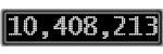 The GaugeControl contains 1 gauge with values: (10,408,033).