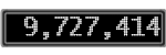 The GaugeControl contains 1 gauge with values: (9,727,078).