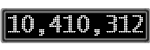 The GaugeControl contains 1 gauge with values: (10,410,318).