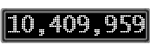 The GaugeControl contains 1 gauge with values: (10,409,817).