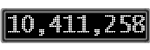 The GaugeControl contains 1 gauge with values: (10,410,909).