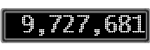 The GaugeControl contains 1 gauge with values: (9,727,128).