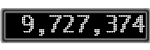 The GaugeControl contains 1 gauge with values: (9,727,085).