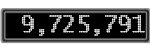 The GaugeControl contains 1 gauge with values: (9,725,433).