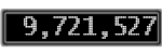 The GaugeControl contains 1 gauge with values: (9,721,519).