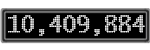 The GaugeControl contains 1 gauge with values: (10,408,103).