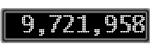 The GaugeControl contains 1 gauge with values: (9,721,607).