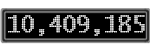 The GaugeControl contains 1 gauge with values: (10,408,105).