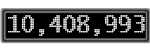 The GaugeControl contains 1 gauge with values: (10,408,119).
