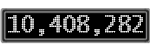 The GaugeControl contains 1 gauge with values: (10,407,689).