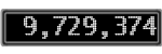 The GaugeControl contains 1 gauge with values: (9,721,614).