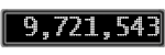 The GaugeControl contains 1 gauge with values: (9,721,519).