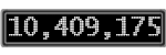 The GaugeControl contains 1 gauge with values: (10,408,299).