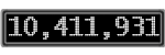 The GaugeControl contains 1 gauge with values: (10,408,103).
