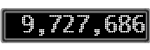 The GaugeControl contains 1 gauge with values: (9,727,085).
