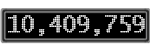 The GaugeControl contains 1 gauge with values: (10,408,250).