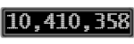 The GaugeControl contains 1 gauge with values: (10,408,256).