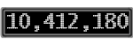The GaugeControl contains 1 gauge with values: (10,411,340).
