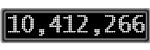 The GaugeControl contains 1 gauge with values: (10,412,196).