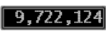 The GaugeControl contains 1 gauge with values: (9,721,996).