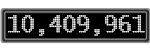 The GaugeControl contains 1 gauge with values: (10,409,761).