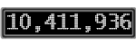 The GaugeControl contains 1 gauge with values: (10,411,337).