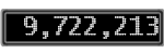 The GaugeControl contains 1 gauge with values: (9,722,001).