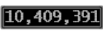 The GaugeControl contains 1 gauge with values: (10,408,998).