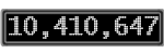 The GaugeControl contains 1 gauge with values: (10,410,528).