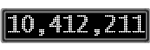 The GaugeControl contains 1 gauge with values: (10,412,188).