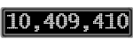 The GaugeControl contains 1 gauge with values: (10,408,998).