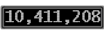 The GaugeControl contains 1 gauge with values: (10,410,894).