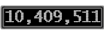 The GaugeControl contains 1 gauge with values: (10,408,981).