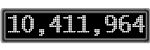 The GaugeControl contains 1 gauge with values: (10,411,323).