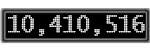 The GaugeControl contains 1 gauge with values: (10,410,313).