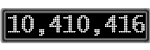 The GaugeControl contains 1 gauge with values: (10,410,313).