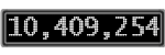 The GaugeControl contains 1 gauge with values: (10,408,984).
