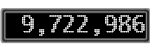 The GaugeControl contains 1 gauge with values: (9,722,305).