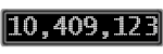 The GaugeControl contains 1 gauge with values: (10,409,001).