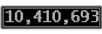 The GaugeControl contains 1 gauge with values: (10,410,318).
