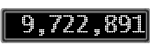The GaugeControl contains 1 gauge with values: (9,722,020).
