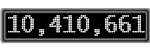 The GaugeControl contains 1 gauge with values: (10,410,533).