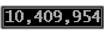 The GaugeControl contains 1 gauge with values: (10,409,977).