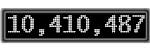 The GaugeControl contains 1 gauge with values: (10,410,504).