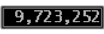 The GaugeControl contains 1 gauge with values: (9,722,305).