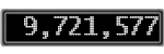 The GaugeControl contains 1 gauge with values: (9,721,519).