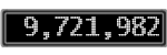The GaugeControl contains 1 gauge with values: (9,721,999).